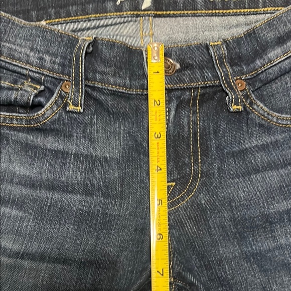 7 For All Mankind Dark Wash Bootcut Jeans - Picture 7 of 7
